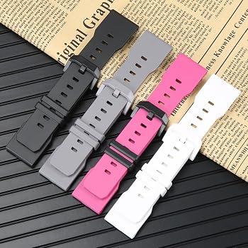 Amazon.co.jp: 24mm 交換用腕時計バンド カシオ GA-2300 メンズ
